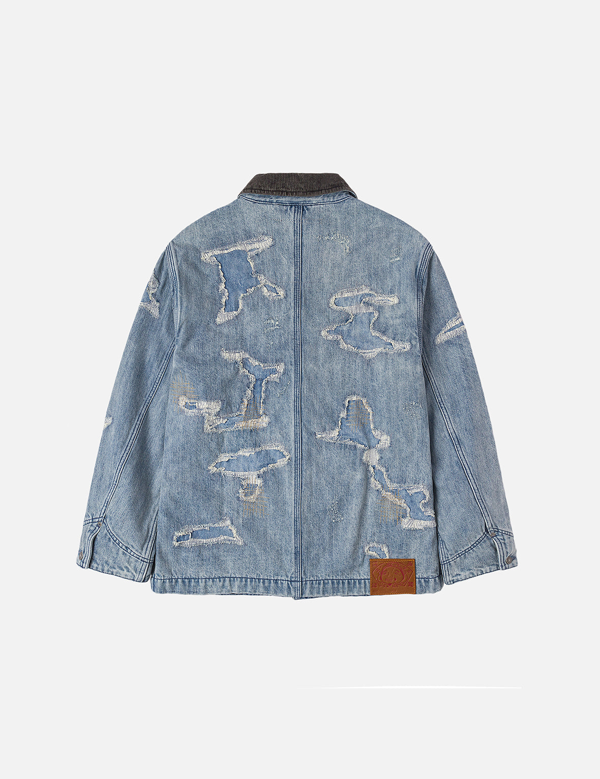ディストレスド ファッションフィット デニムジャケット – EVISU