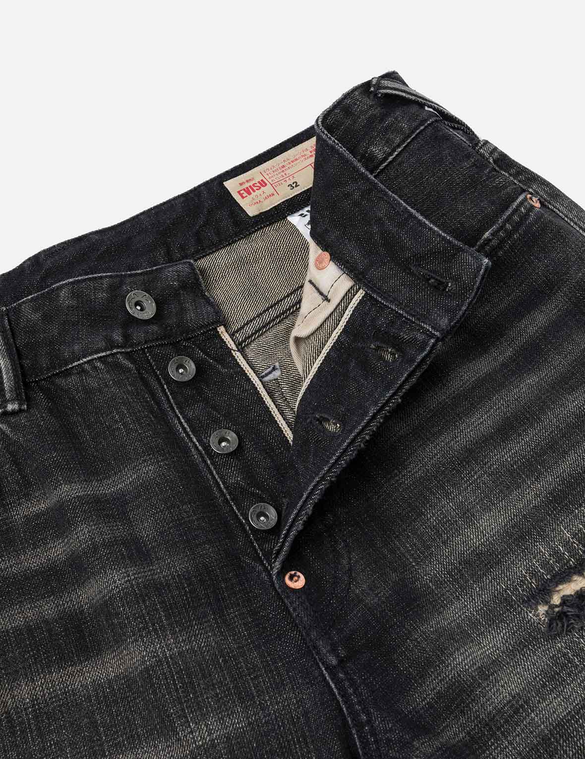 7ポケットデザイン ウォッシュド リラックスフィット ジーンズ #2030