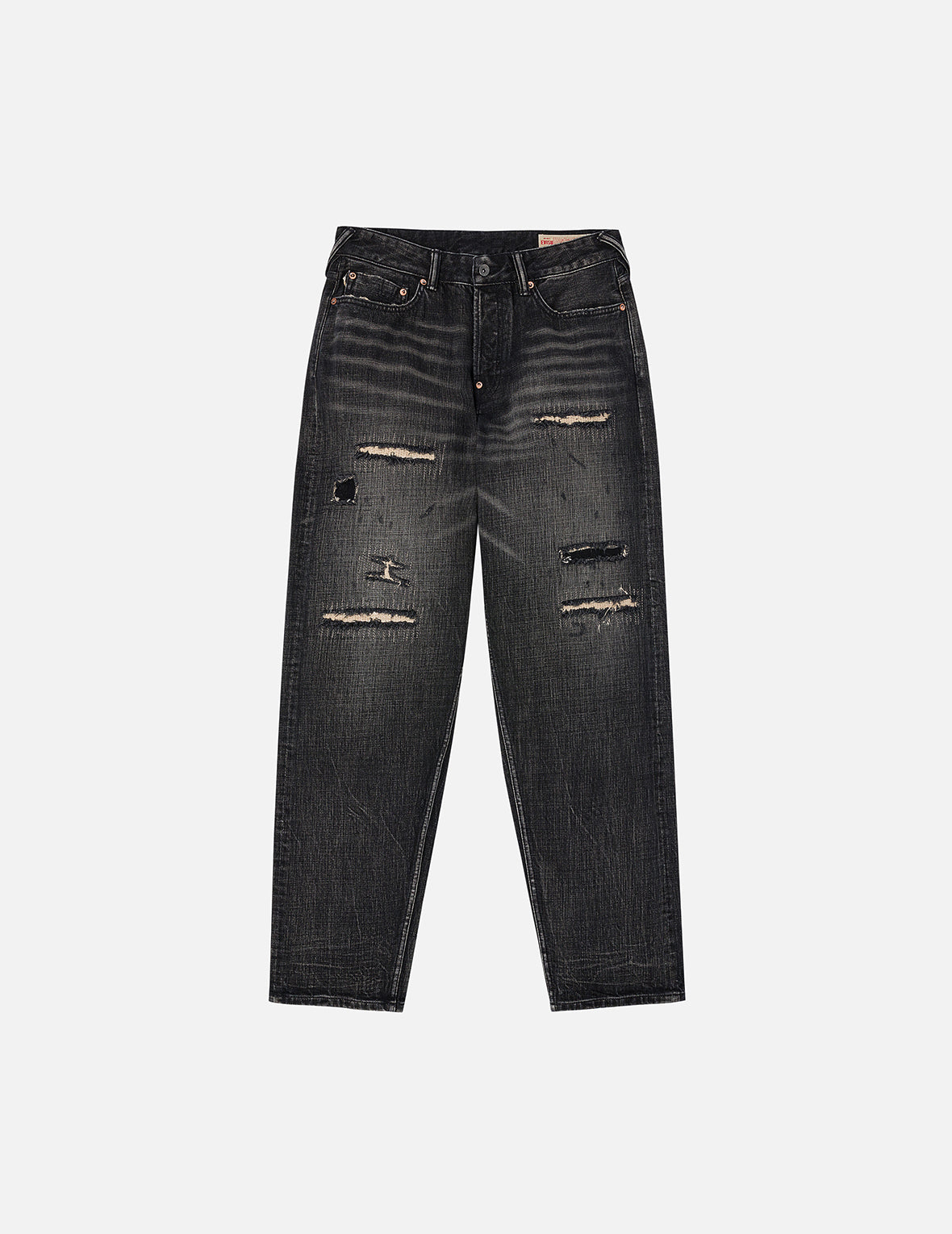 7ポケットデザイン ウォッシュド リラックスフィット ジーンズ #2030