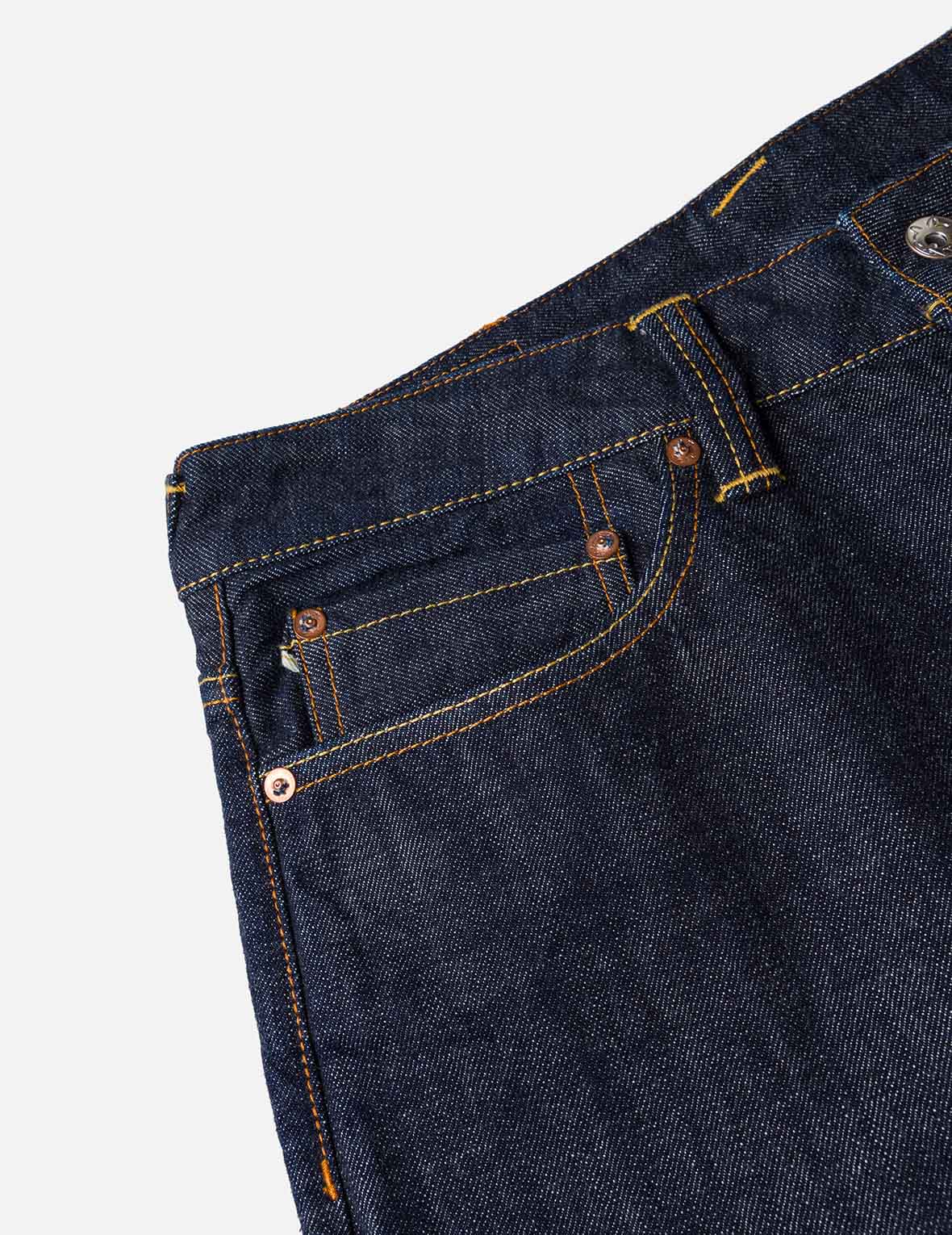 カモメプリントポケット キャロットフィット ジーンズ #2017