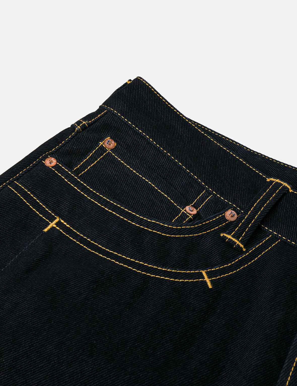 ロゴ刺繍とカモメプリント キャロットフィット ジーンズ #2017