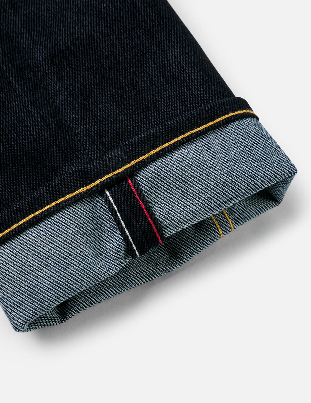 ロゴ刺繍とカモメプリント キャロットフィット ジーンズ #2017