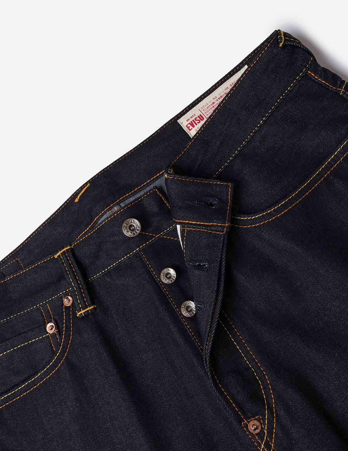 カモメプリントポケット レギュラーフィット ジーンズ #2020 – EVISU