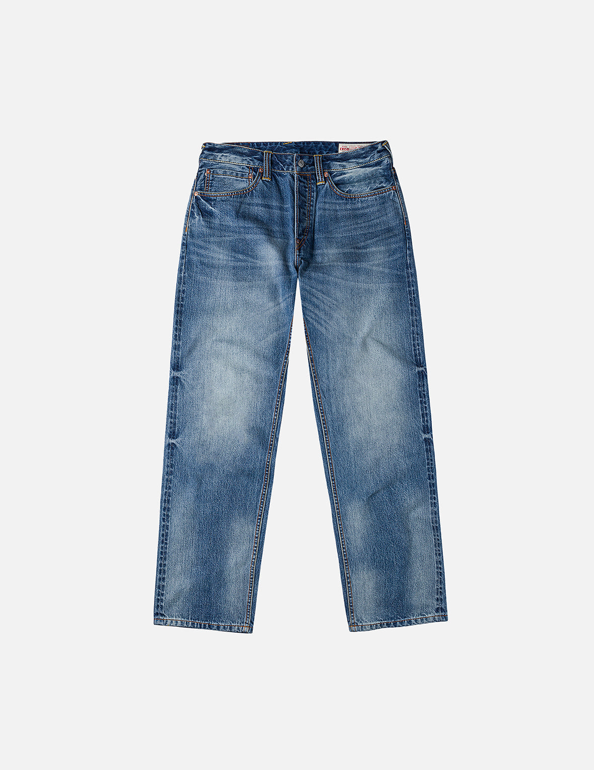 イエロー大黒プリント レギュラーフィット ジーンズ #2020 – EVISU