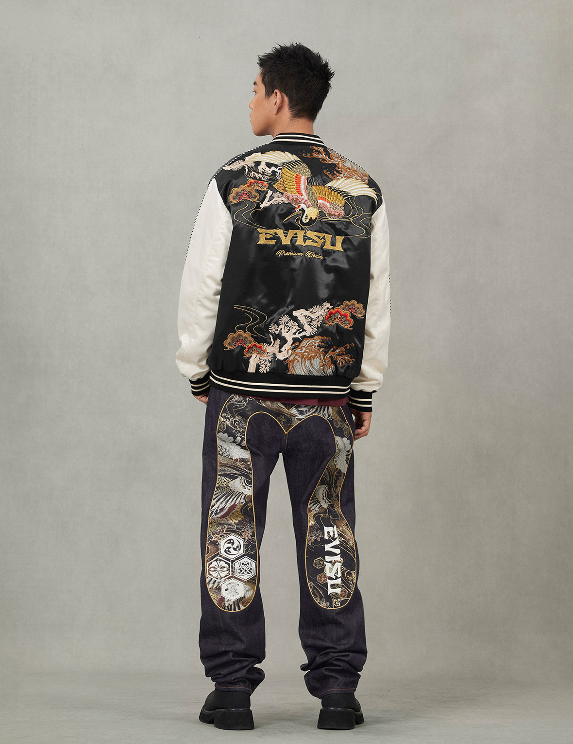 【古着】シークレットハニー　ムーラン刺繍スカジャン ディズニー シュガーラッシュ シークレットハニー ムーラン