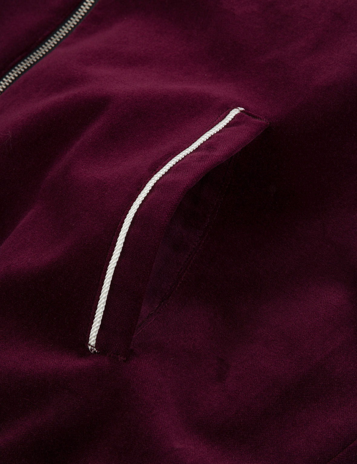 鶴とロゴ刺繍 レギュラーフィット リバーシブルボンバー