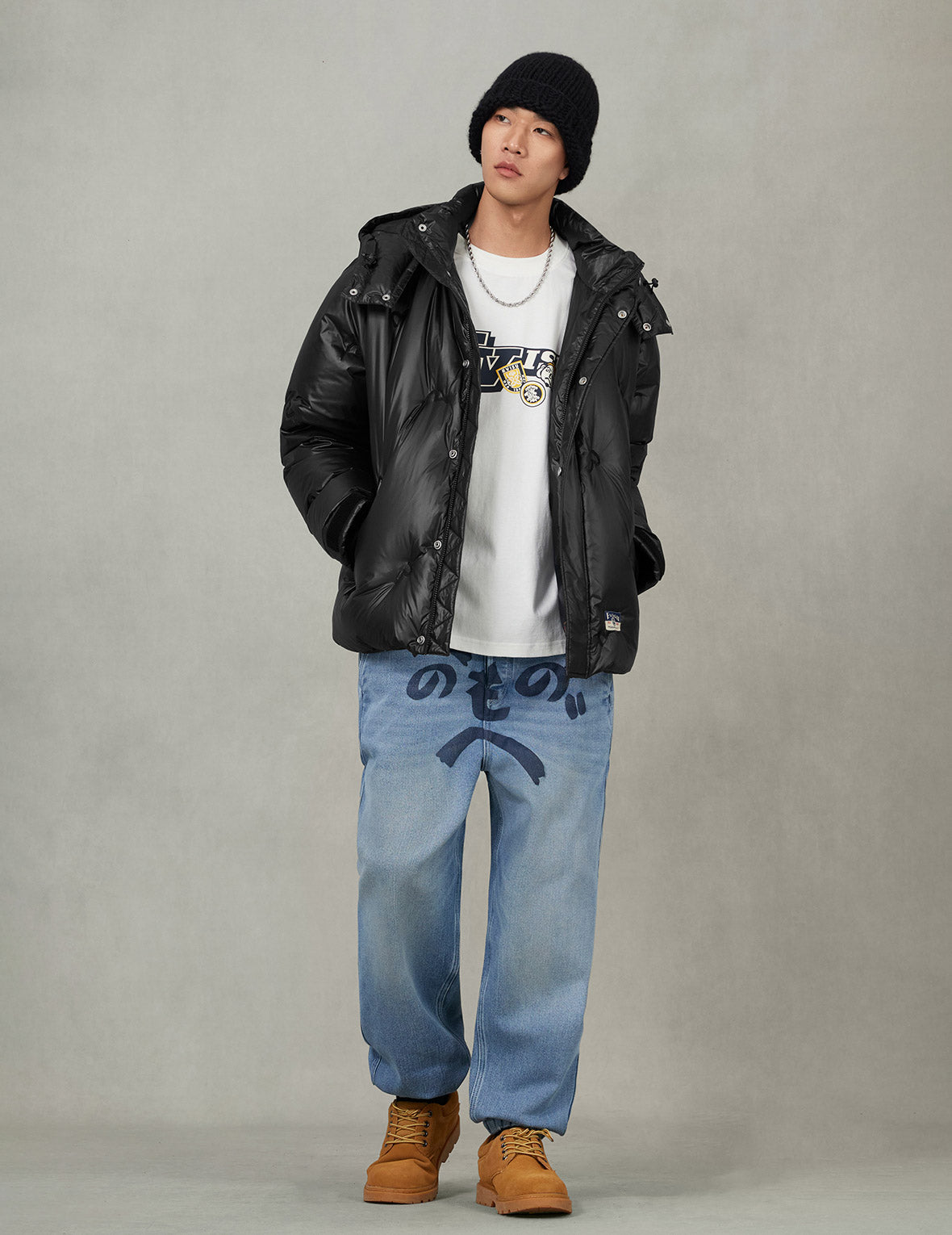 unmapped Washed out script jeans Mサイズ MINUS - 【残りわずか】Slash Seam Inside-Out Twisted Jeans(70's