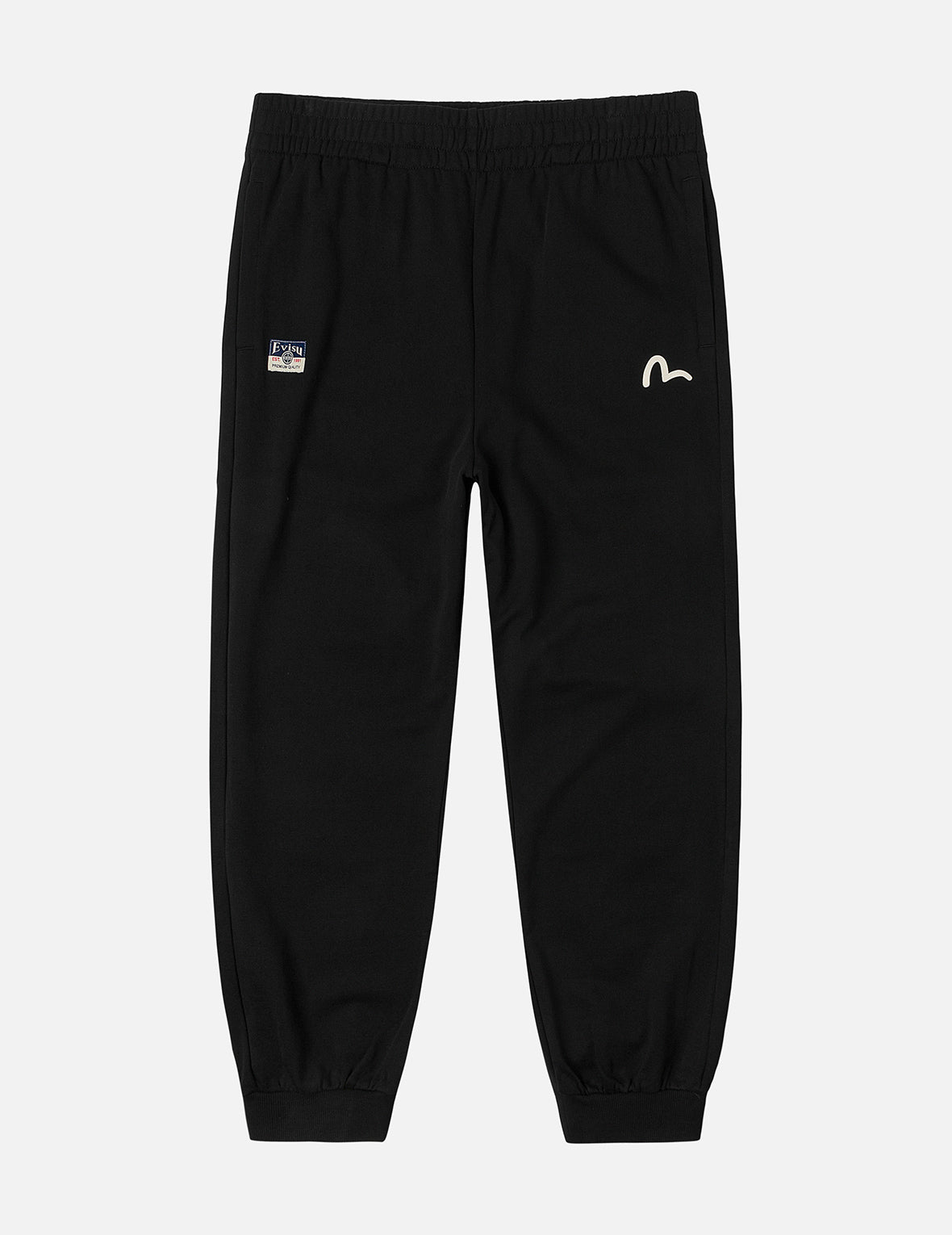 だるまと知恵の輪大黒プリント ストレートフィット スウェットパンツ