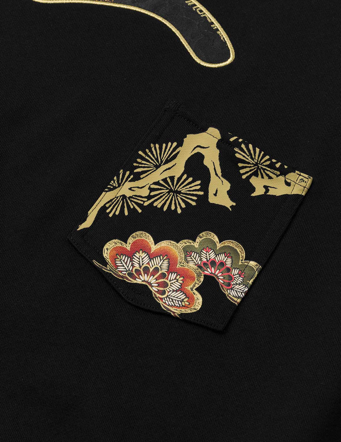 カモメブロケードアップリケ リラックスフィットスウェットシャツ – EVISU