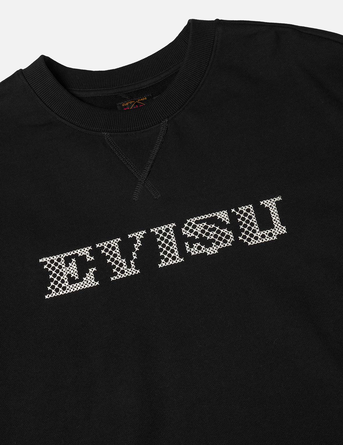 Crane and Seagull Embroidery Relax Fit Sweatshirt