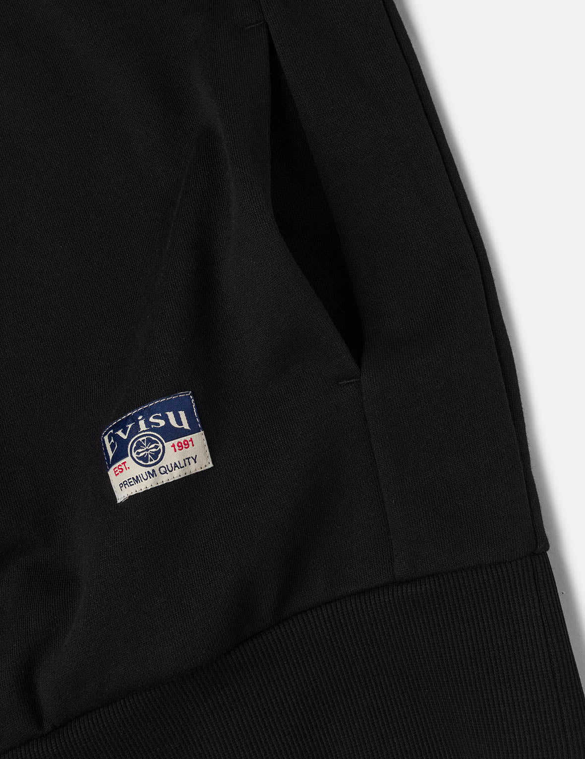 鶴とカモメ刺繍 リラックスフィット スウェットシャツ – EVISU