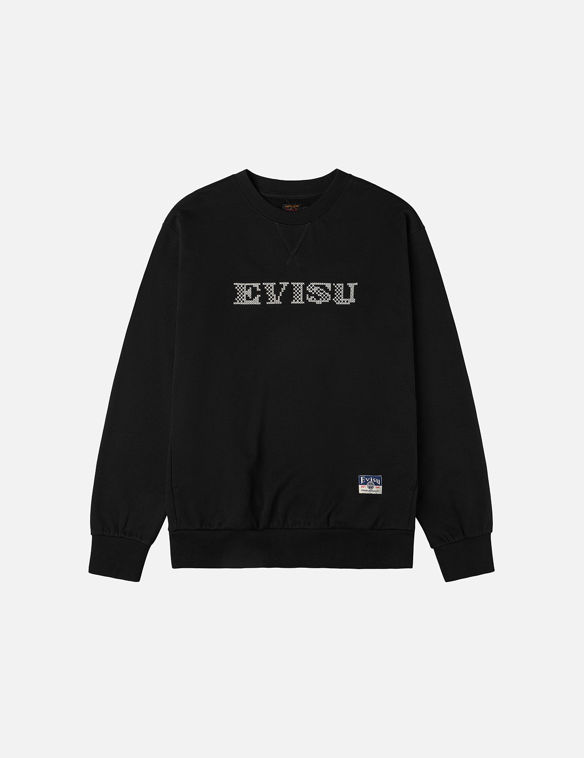 Crane and Seagull Embroidery Relax Fit Sweatshirt