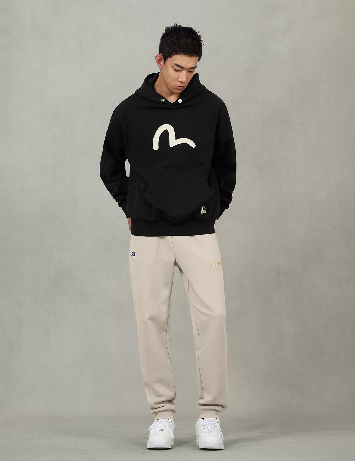 カモメプリント リラックスフィット フーディー – EVISU