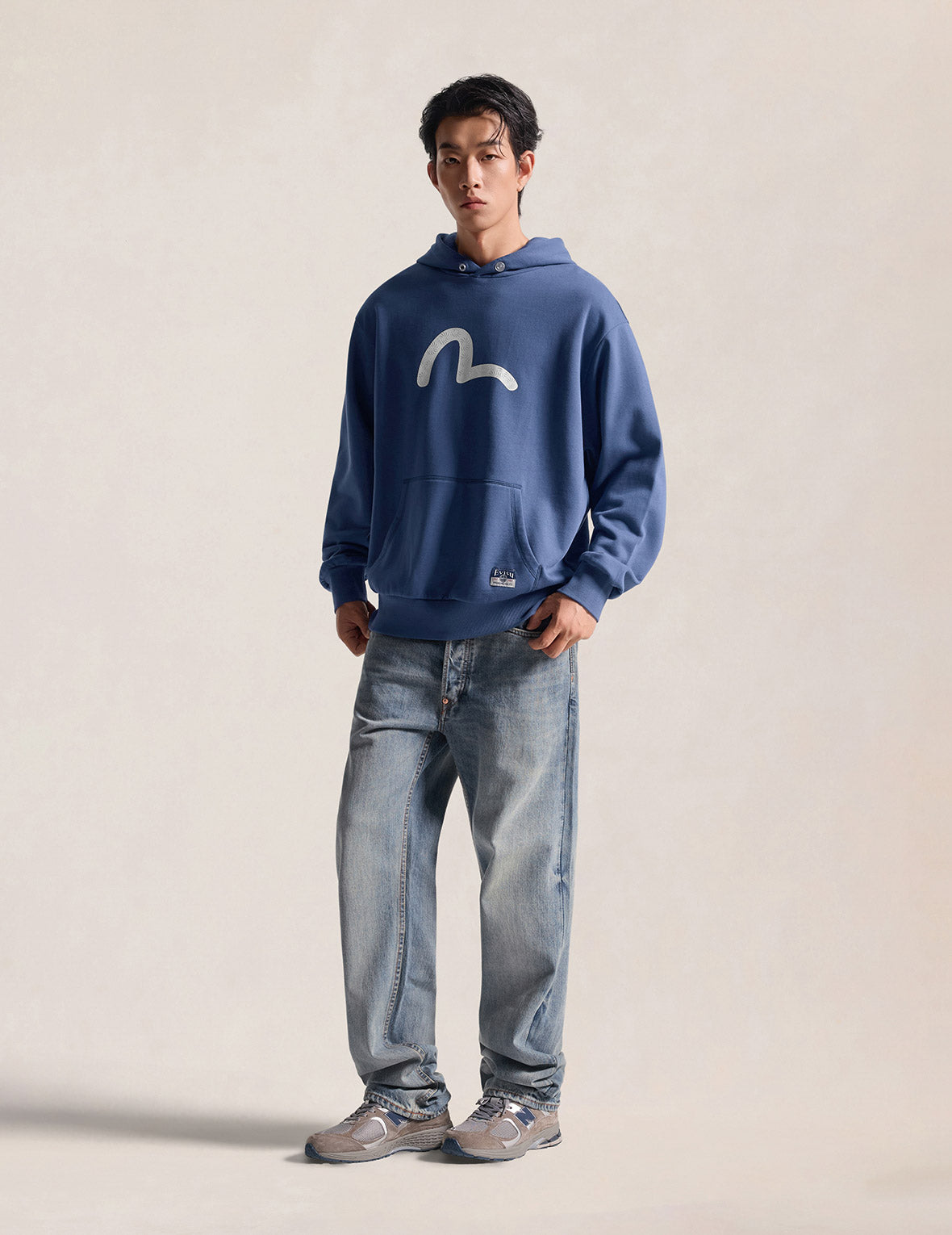 3D-Pattern-Filled Seagull Hoodie
