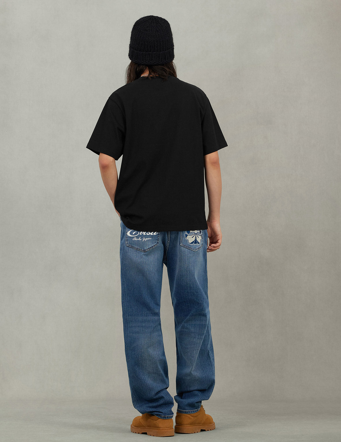 ブロケードカモメアップリケ レギュラーフィット Tシャツ