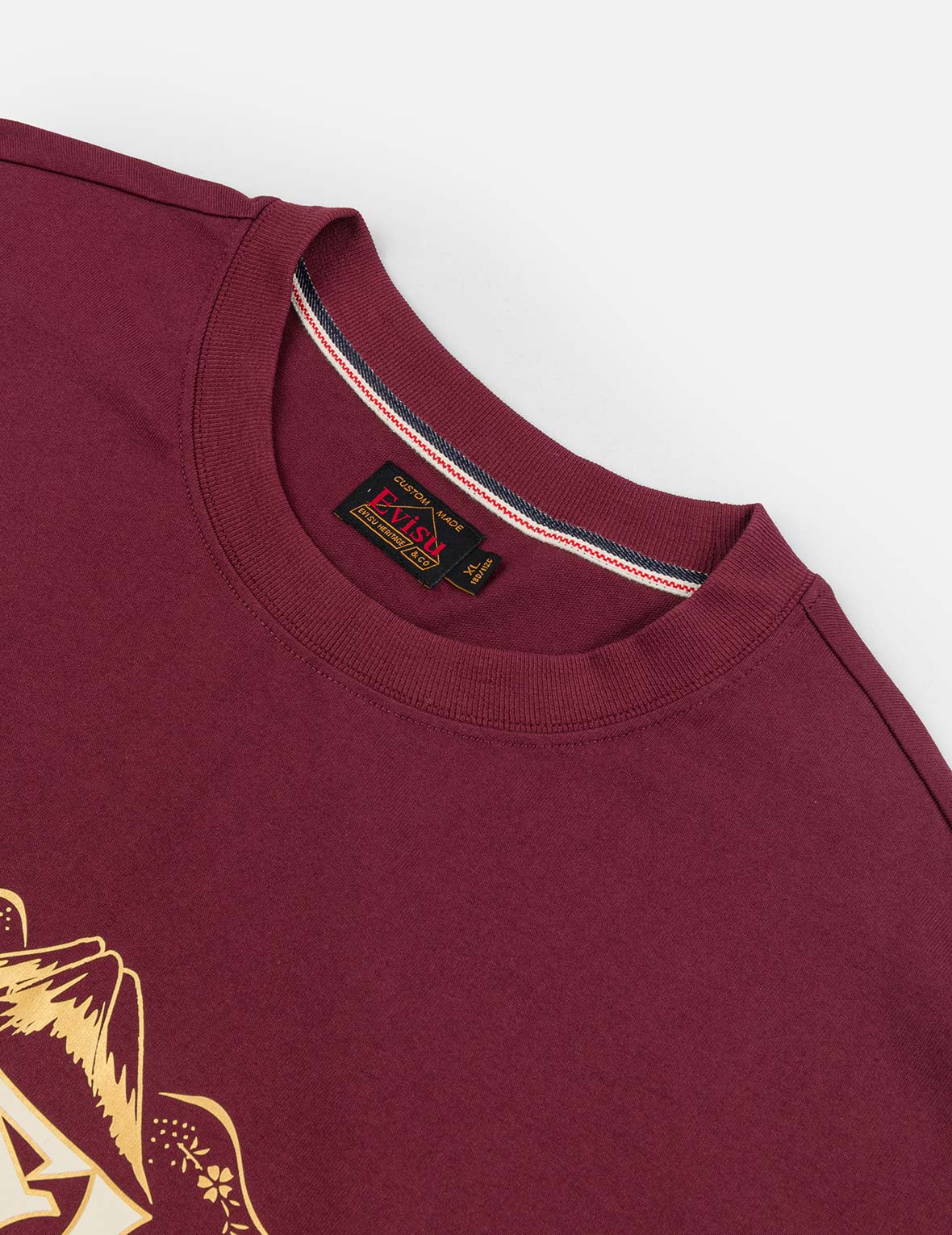 ロゴと鶴舞う大黒プリント リラックスフィット Tシャツ