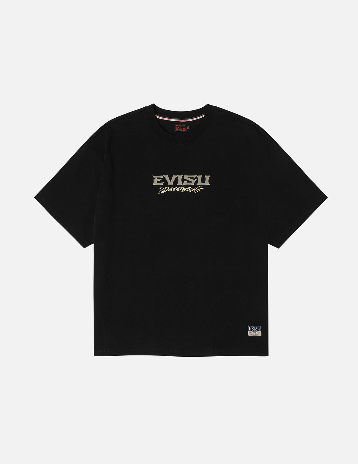 *ルーズプリントティー* 鶴とロゴプリント ルーズフィット Tシャツ – EVISU