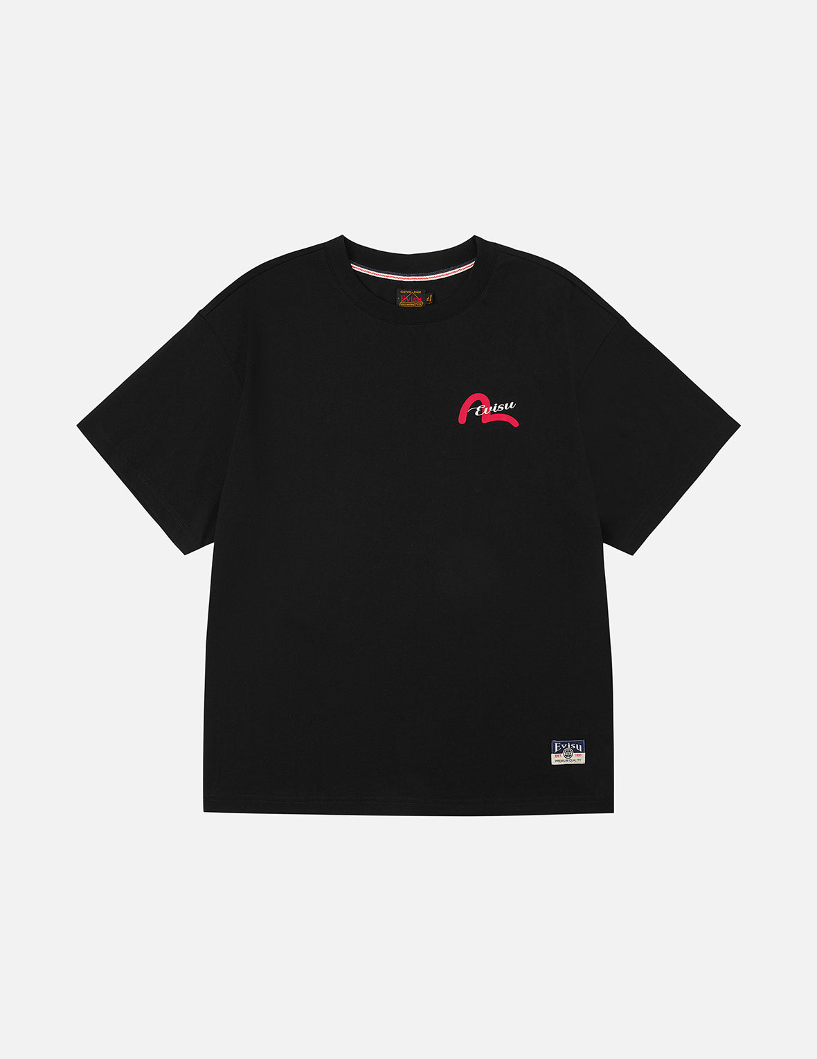 へのへのもへじ仏頭刺繍 リラックスフィット Tシャツ