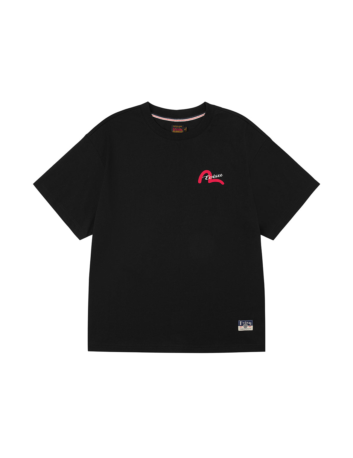 へのへのもへじ仏頭刺繍 リラックスフィット Tシャツ