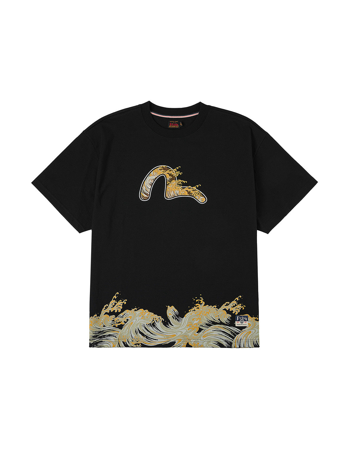 カモメのロゴT#evisu カモメプリントリラックスフィットTシャツ – EVISU