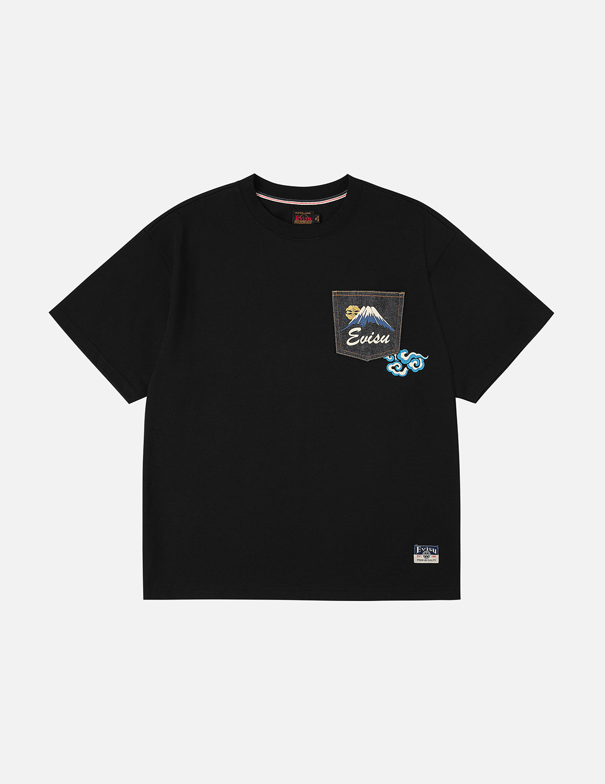 仏頭獅子舞プリント リラックスフィット Tシャツ – EVISU