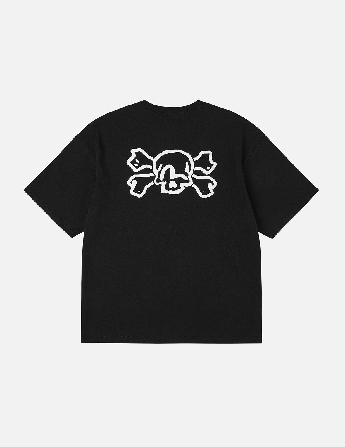 スカルとカモメプリント オーバーサイズ Tシャツ – EVISU
