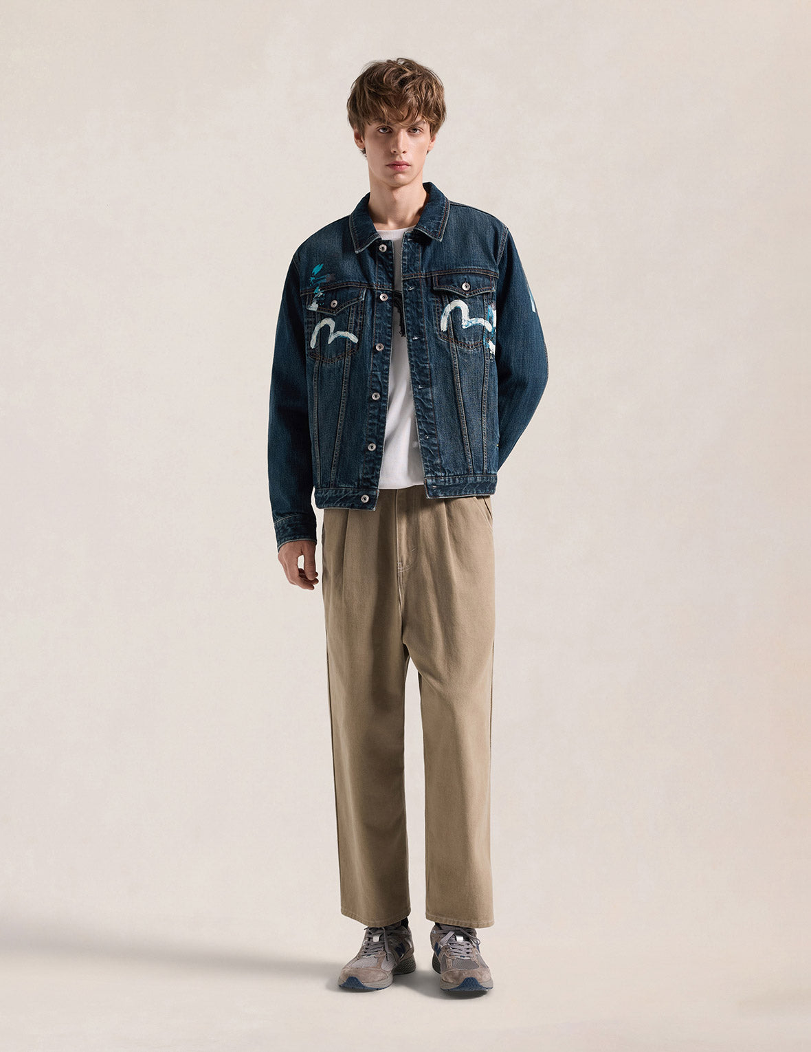 ハンドブラッシュ大M デニムジャケット