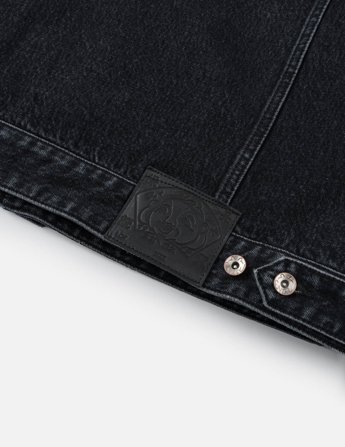 Sherpa-Lined Seagull Denim Jacket
