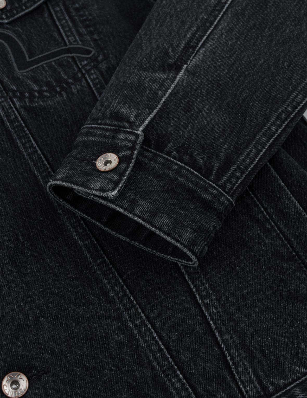 Sherpa-Lined Seagull Denim Jacket