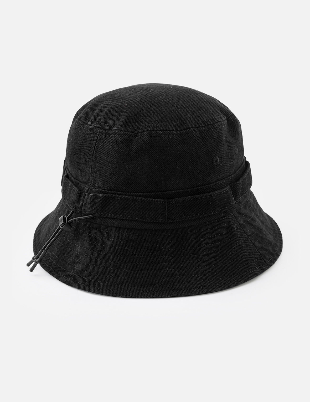仏頭 レザーパッチ バケットハット