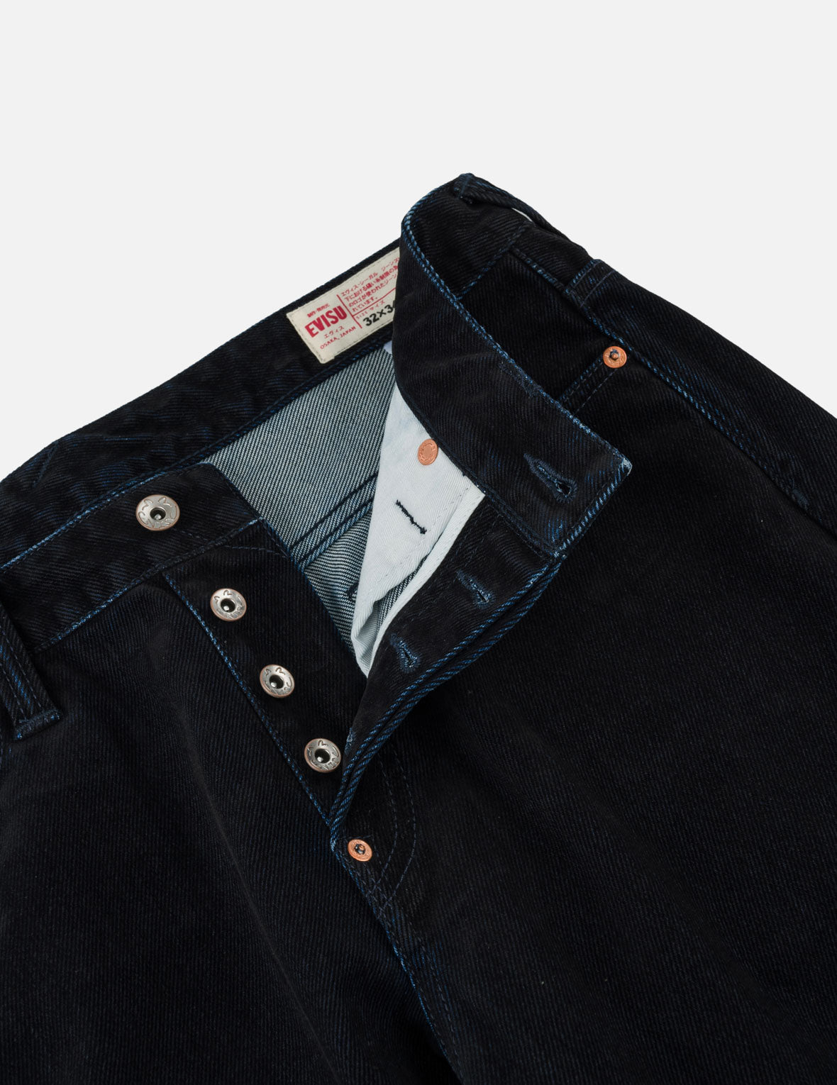 Velvet-Like Seagull & Kamon Brocade Embroidered Jeans #2017