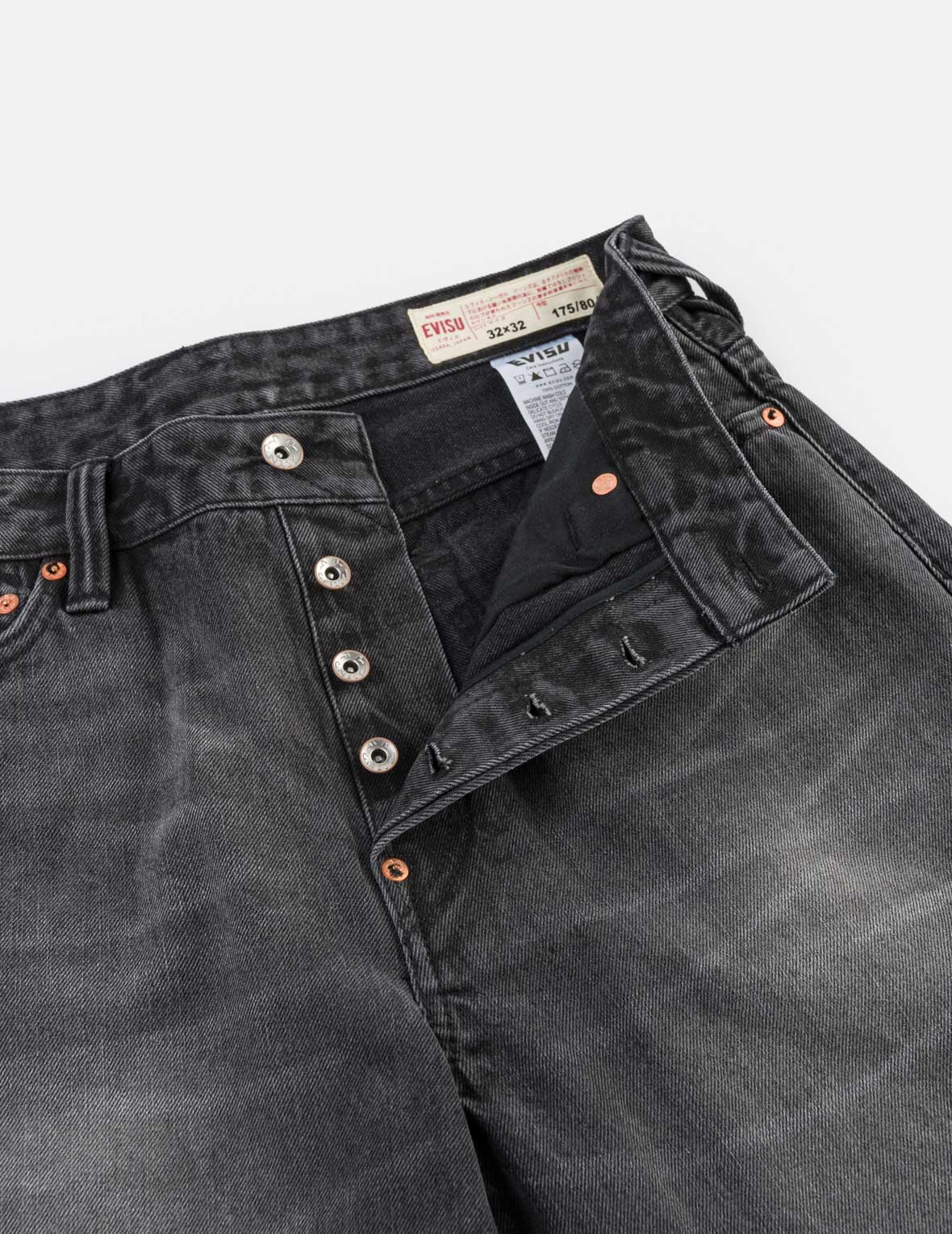 フェード大黒プリント リラックスフィットジーンズ #2030 – EVISU