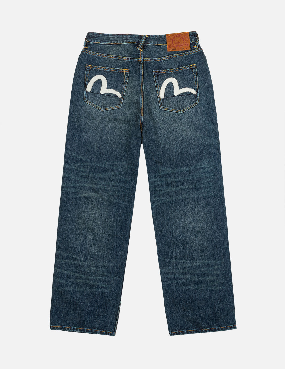 White Seagull Classic Loose Fit Jeans #2038