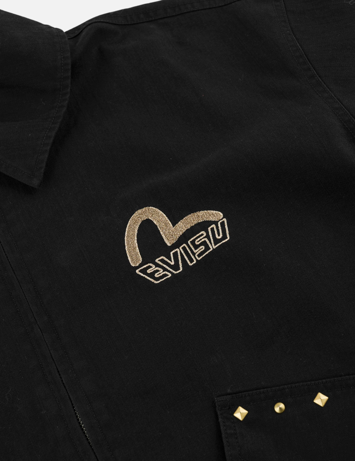 ゴールド刺繍＆スタッズ ジャケット – EVISU