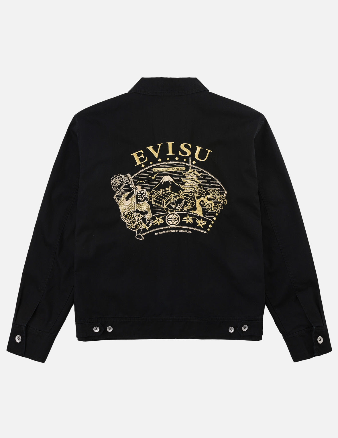 ゴールド刺繍＆スタッズ ジャケット – EVISU