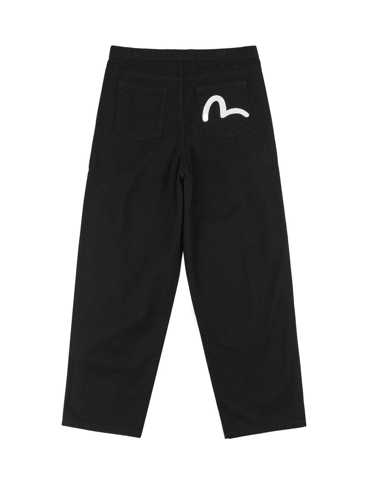 Back Seagull Print Chino Pants