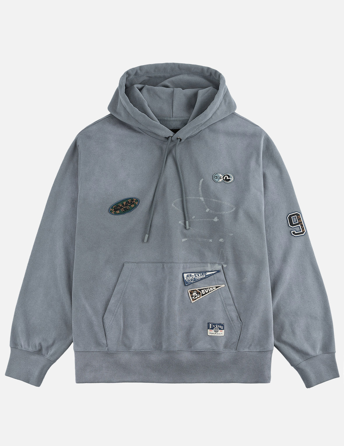 Fortune Embroidered Badges Hoodie