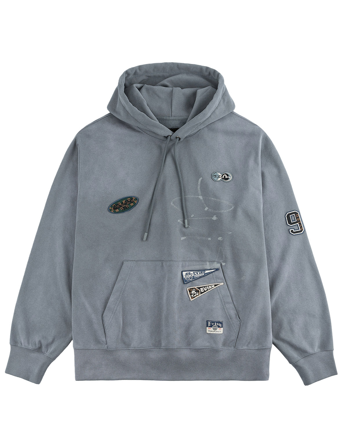 Fortune Embroidered Badges Hoodie