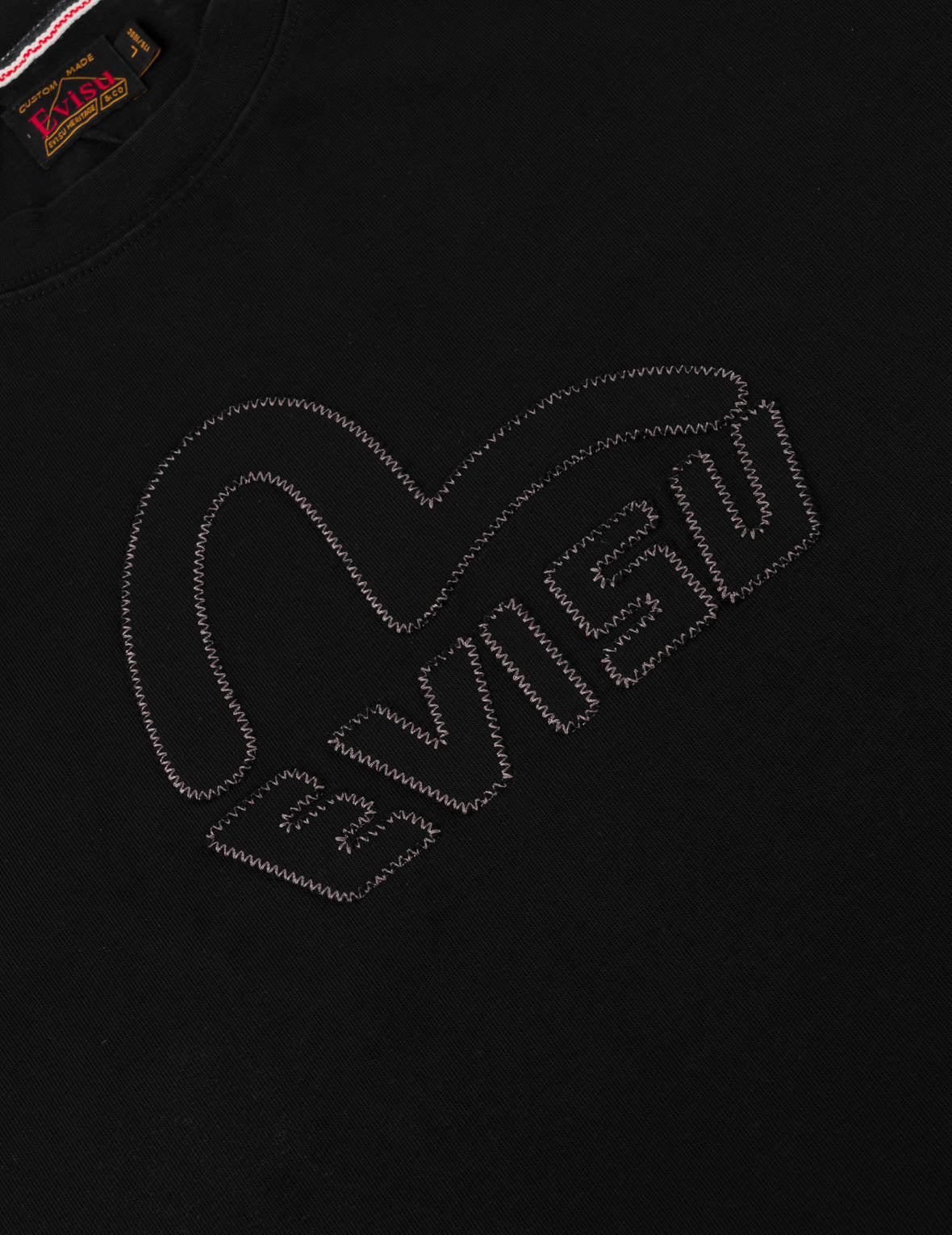 同色アップリケカモメ Tシャツ