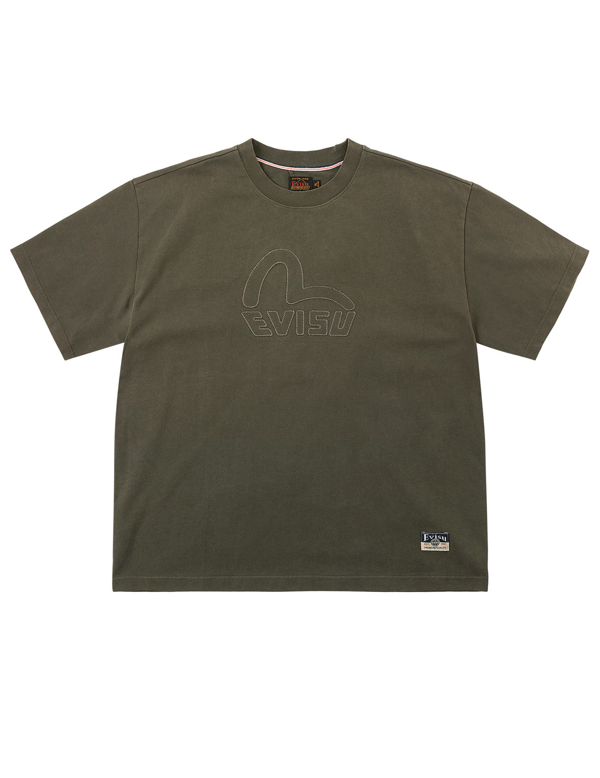 同色アップリケカモメ Tシャツ