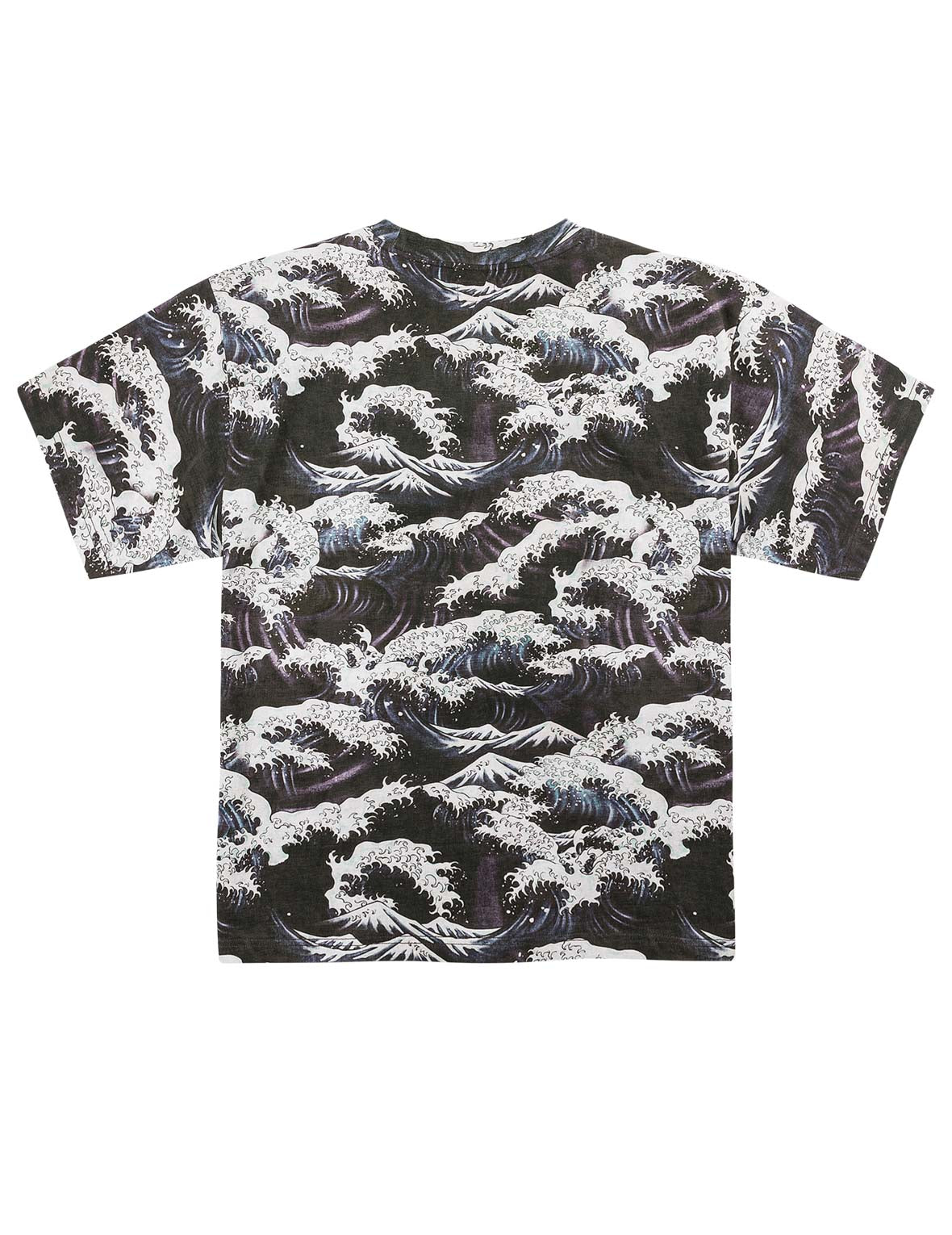 総柄ウェーブ刺繍カモメ Tシャツ