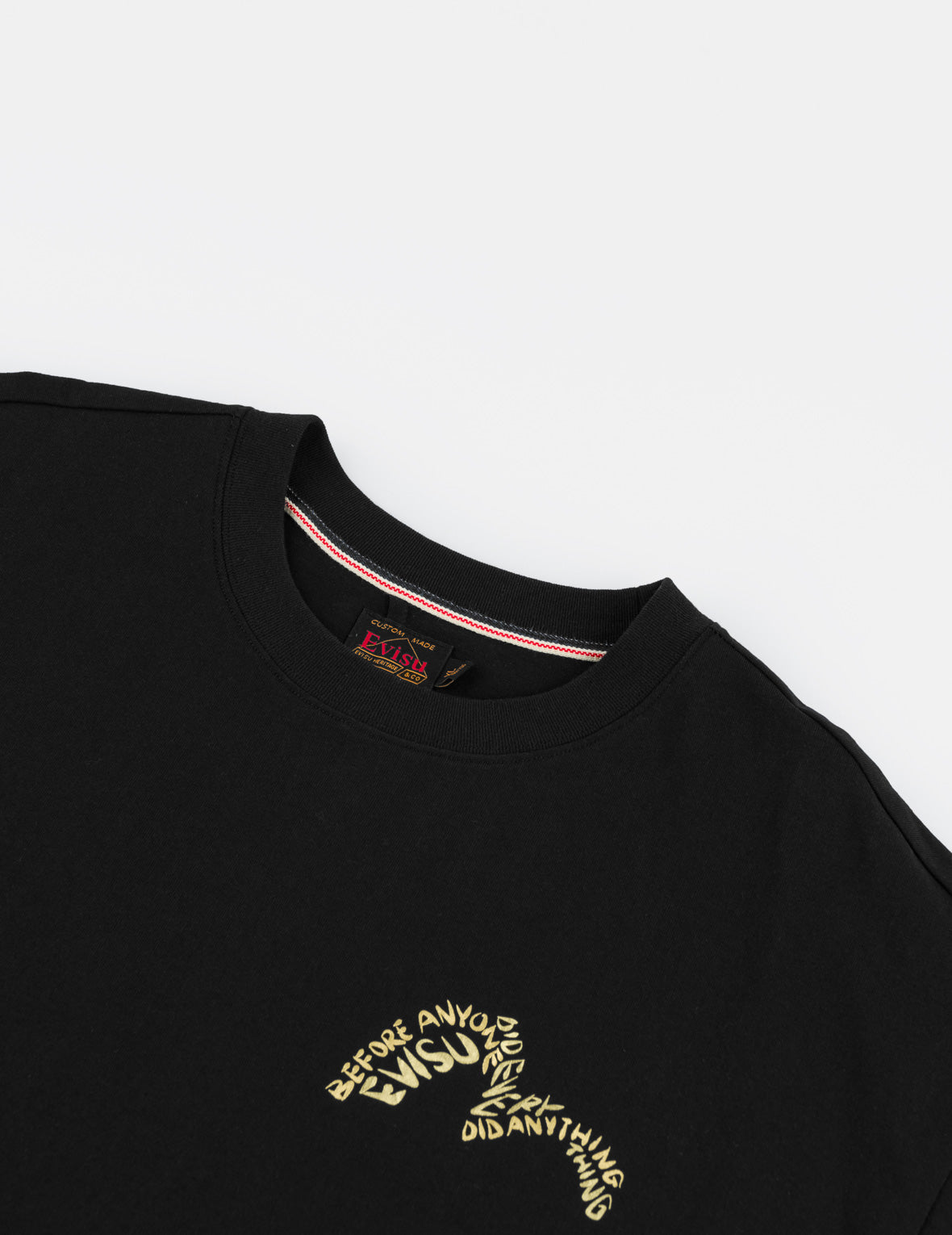 ゴールドプリント スタッズ Tシャツ