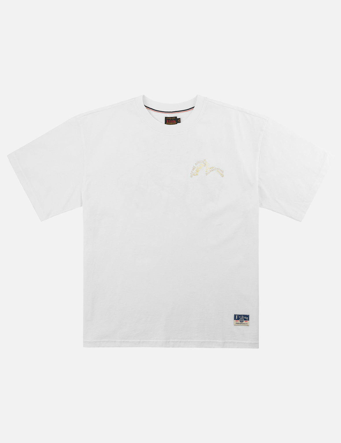 ゴールドプリント スタッズ Tシャツ