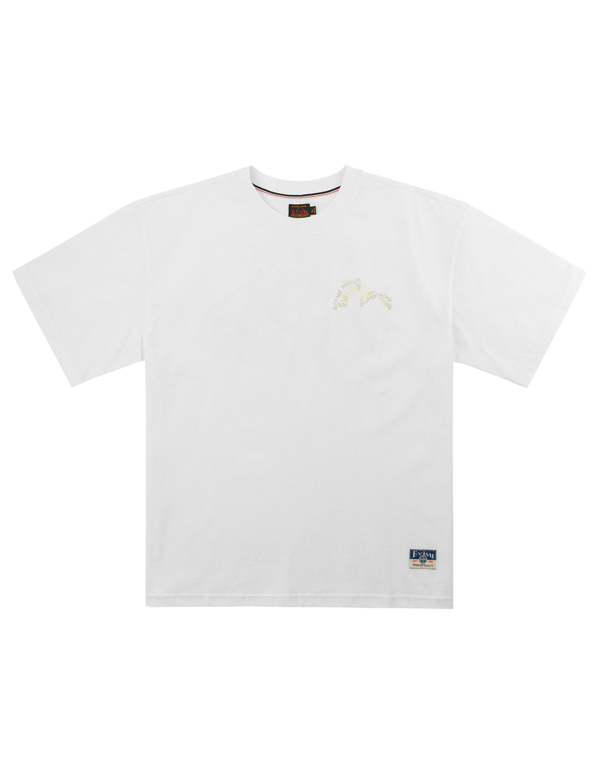 ゴールドプリント スタッズ Tシャツ