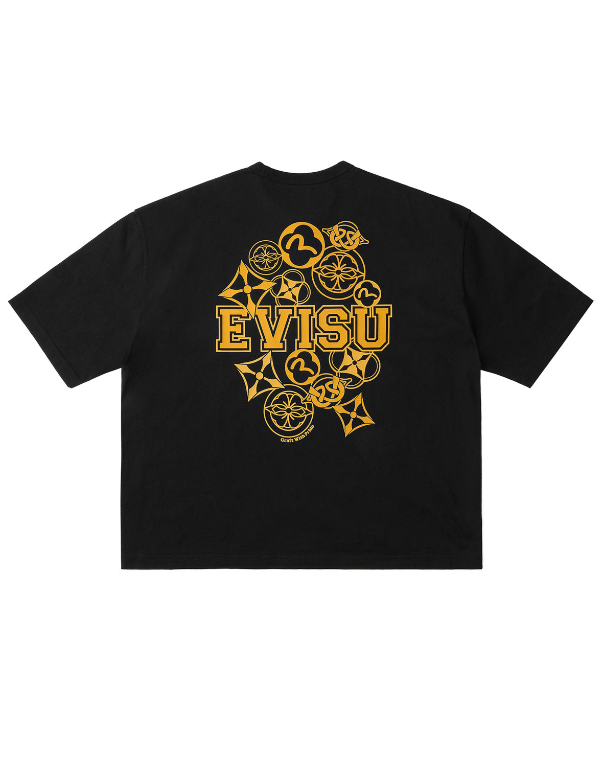 フロッキーロゴ 家紋プリント Tシャツ