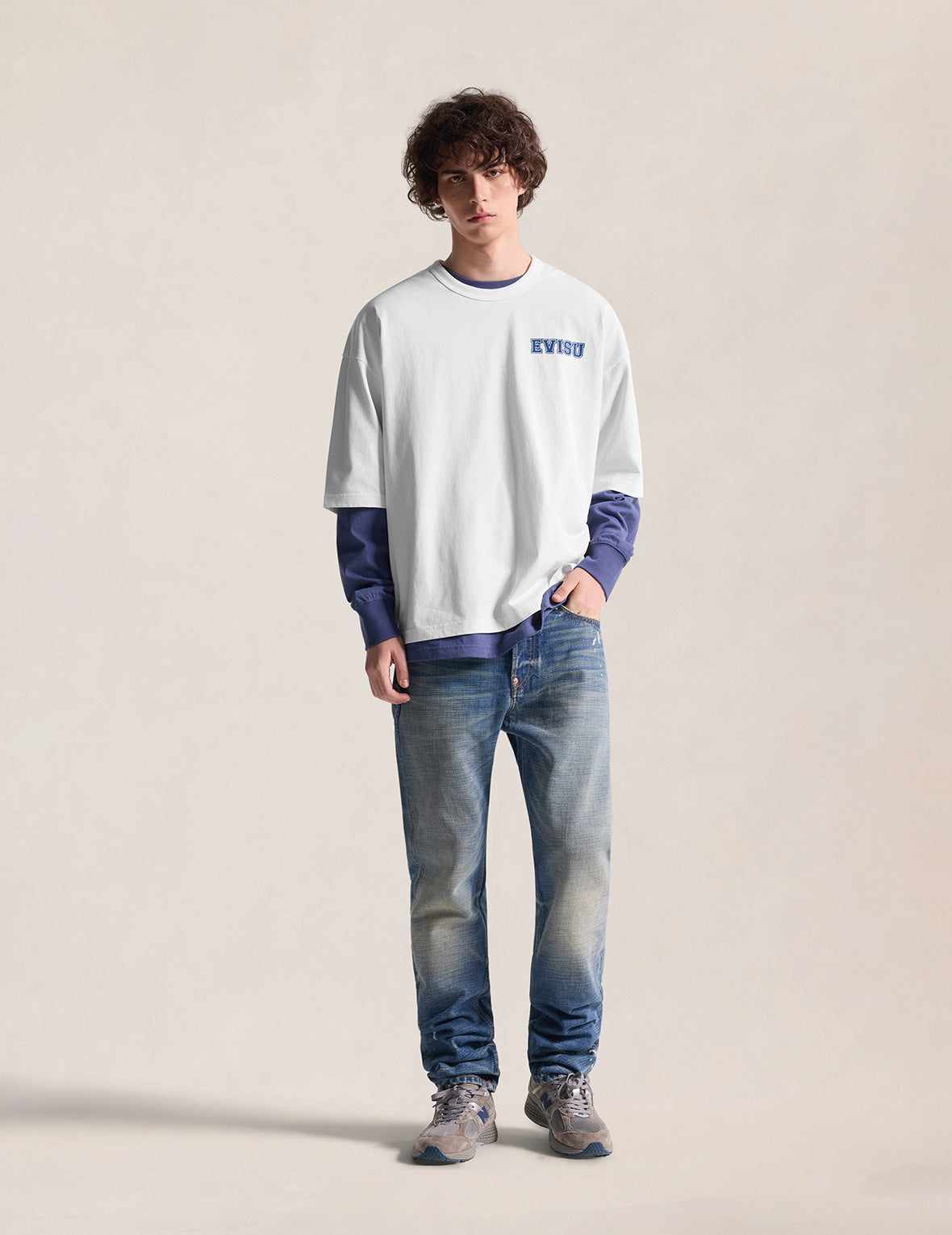 フロッキーロゴ 家紋プリント Tシャツ