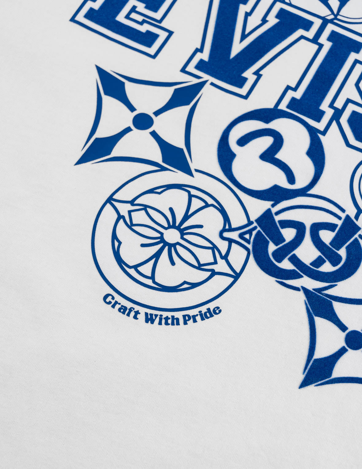 フロッキーロゴ 家紋プリント Tシャツ