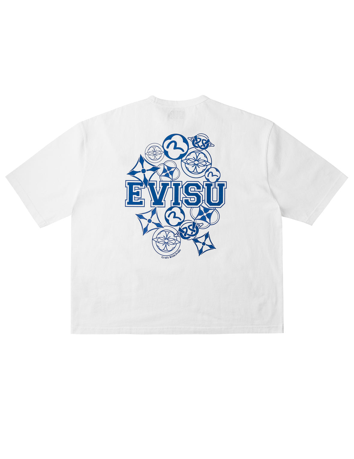 フロッキーロゴ 家紋プリント Tシャツ