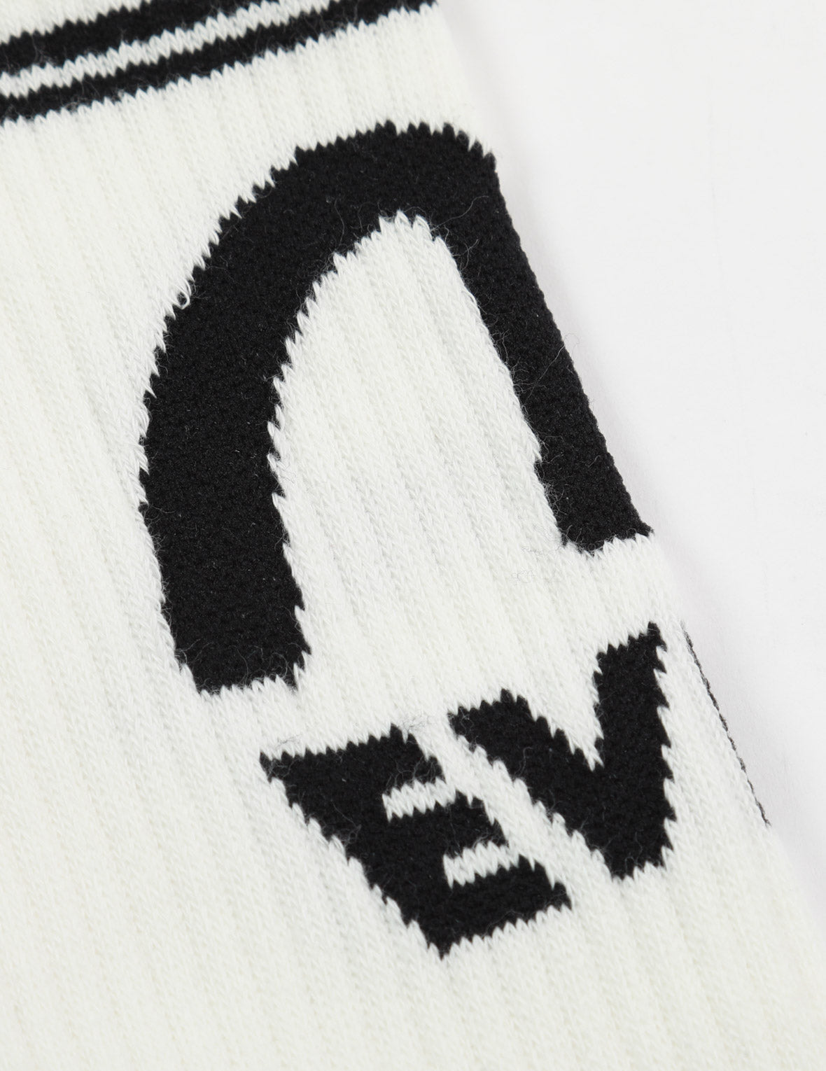 Seagull and Logo Jacquard Long Socks