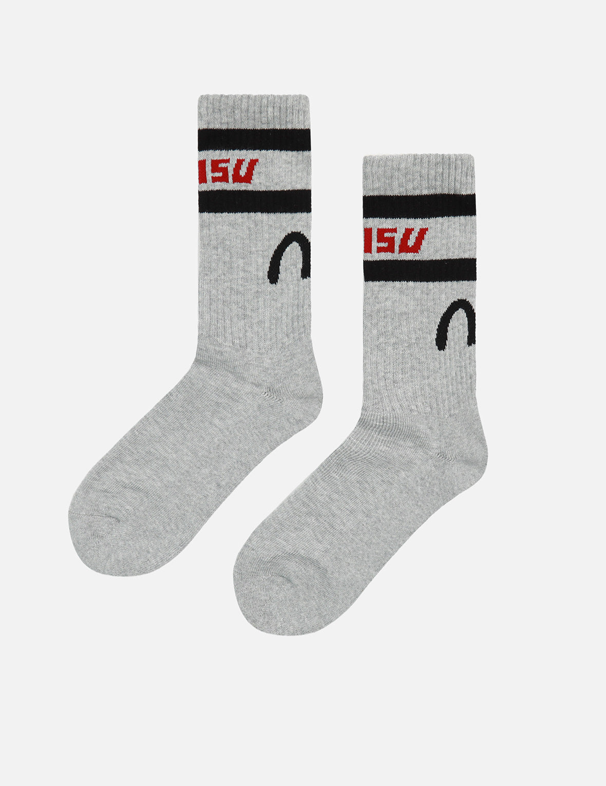 Three-Pack Seagull and Logo Jacquard Long Socks